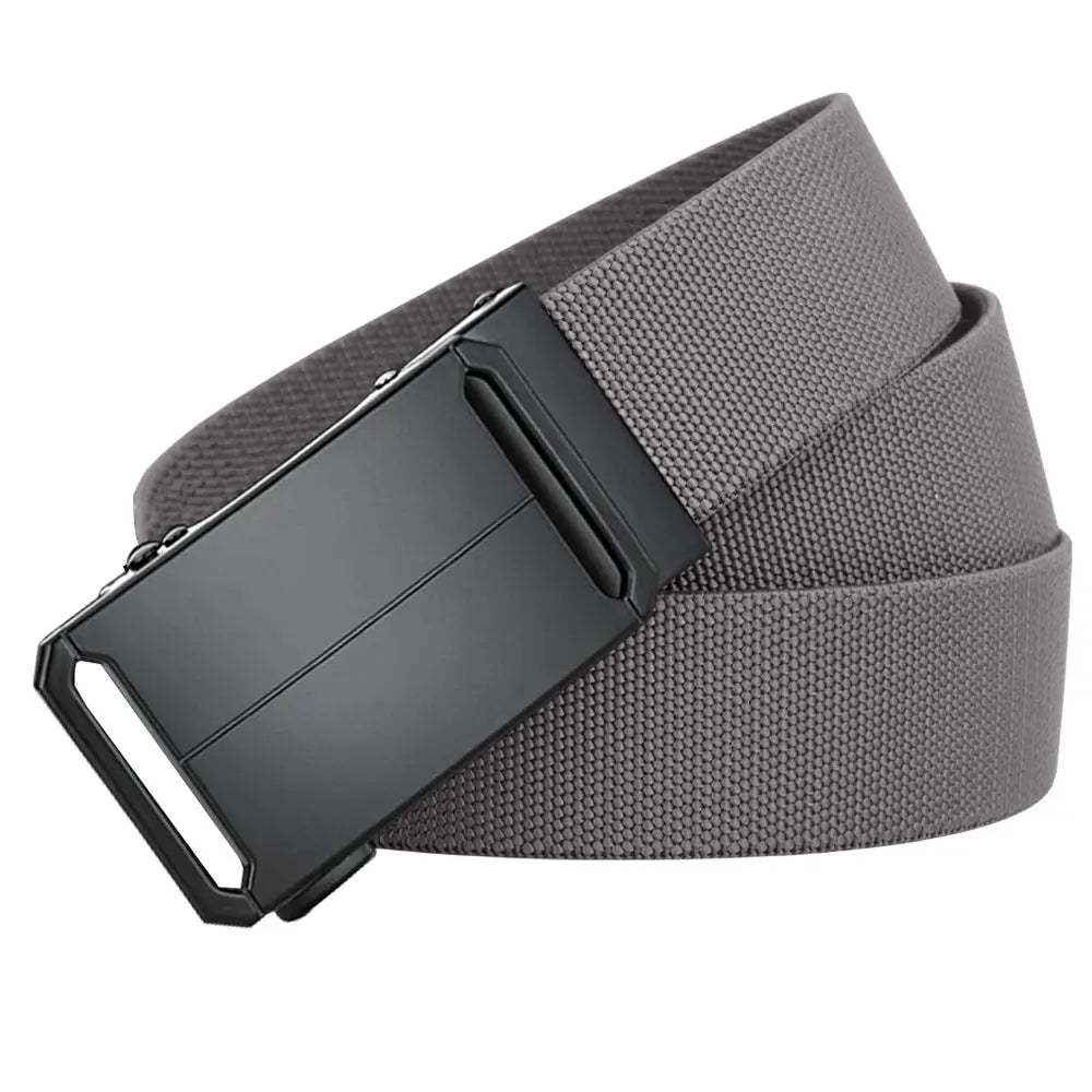 Tactical Black Ratchet Belt for Men in Gray – Adjustable Military Style Belt