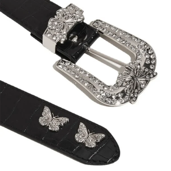 Aurora Butterfly Women's Belts close-up with butterfly details