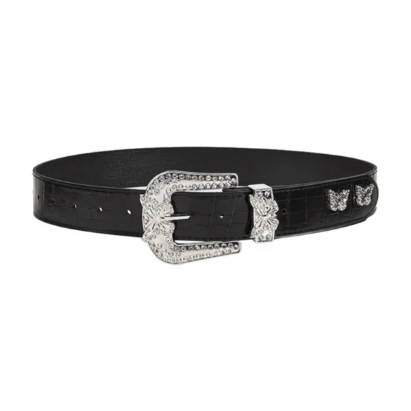 Aurora Butterfly Women's Belts full length black design