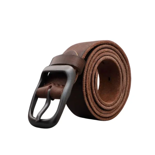 Rustic Brown Belt rolled – high-quality leather belts made of durable cowhide